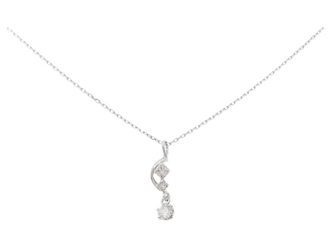Autre Marque Colar de Diamantes Pt900 Pt850