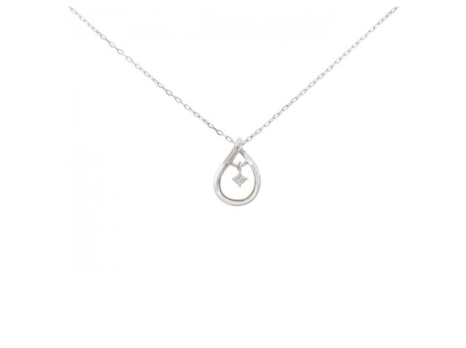 Autre Marque Collana in Pt850 con diamanti