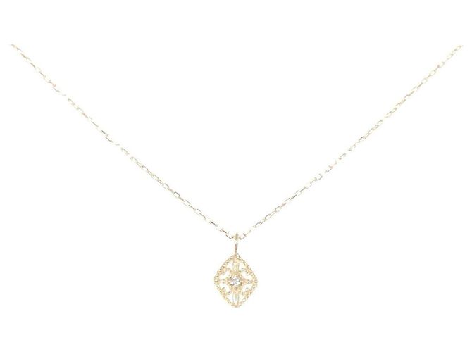 Autre Marque Collana in oro giallo K10 e diamanti