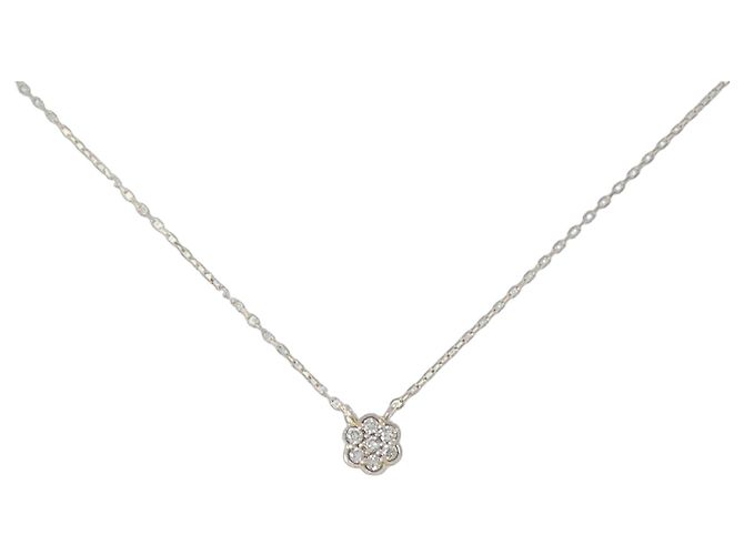 Autre Marque Collana in oro giallo K10 e diamanti
