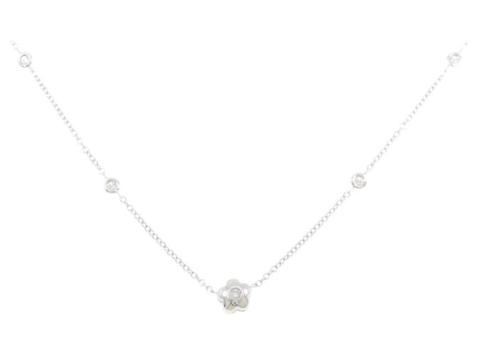 Autre Marque Collar Ponte Vecchio de oro blanco 750 y diamantes