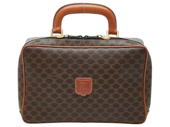 Céline Celine Macadam PVC Leather Handbag