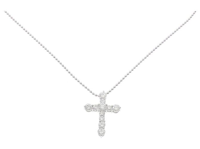 Autre Marque Collar de diamantes Pt900/Pt850