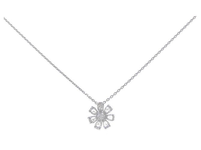Autre Marque Collar de platino Pt900/Pt850 y diamantes