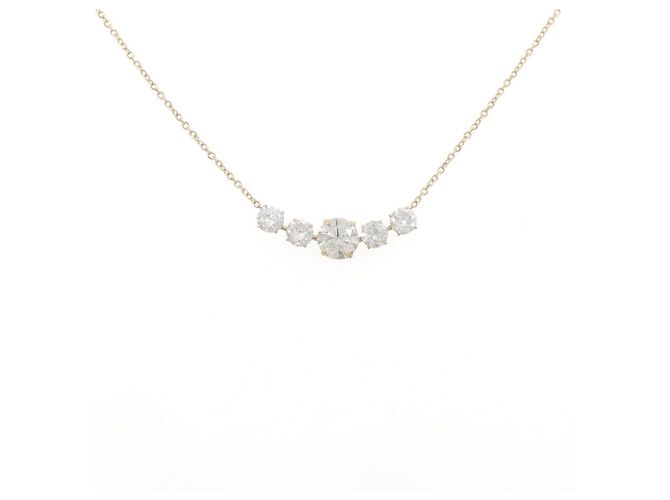 Autre Marque Collar de diamantes Au750