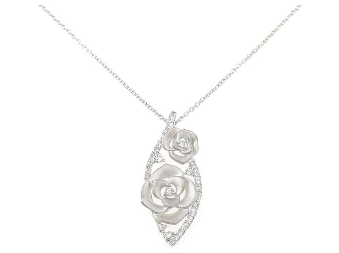 Autre Marque Diamantenhalskette Pt900 Pt850