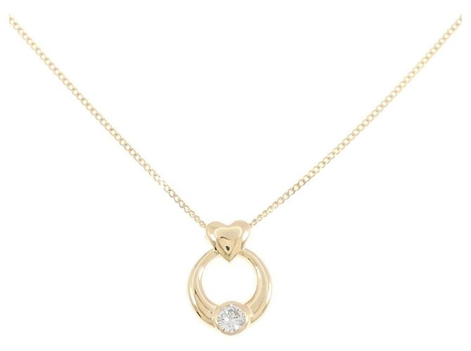 Autre Marque Collana Cuore con Diamanti Au750