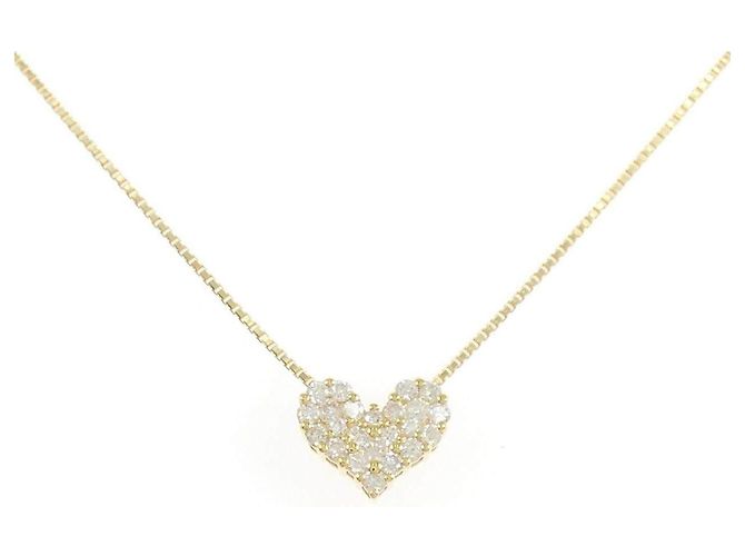 Autre Marque Collana Cuore con Diamanti Au750
