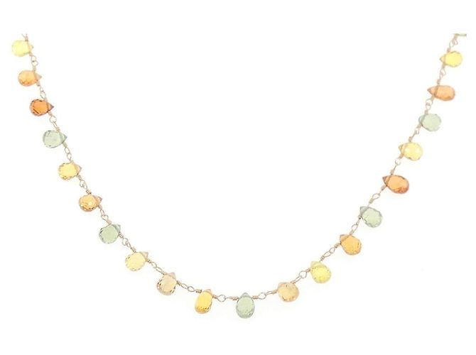 Autre Marque Collier Saphir Au750