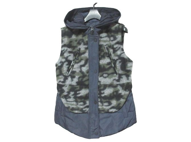 Autre Marque Gilet imbottito camouflage Adolfo Dominguez