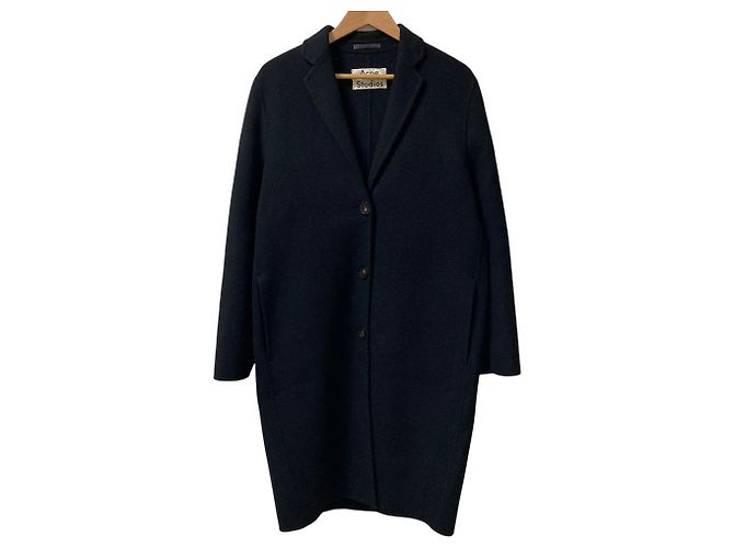 Casaco de lã de peito único Acne Studios