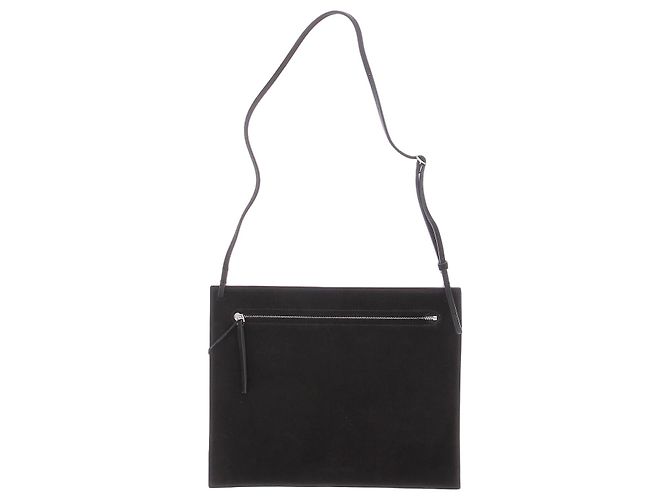 Autre Marque Pochette noire en daim