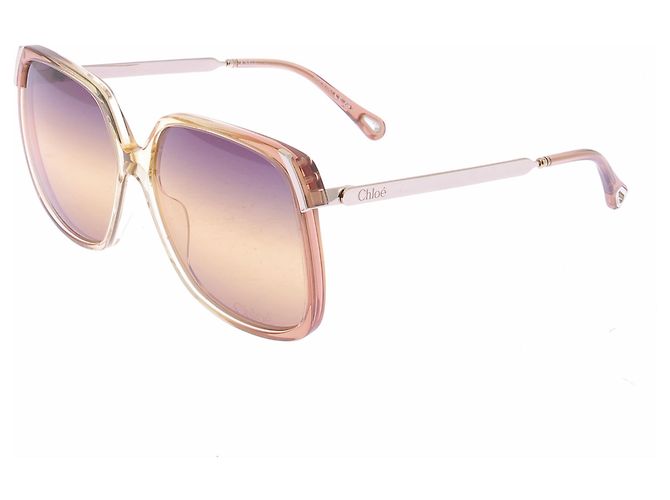 Chloé Solaires carrées marron