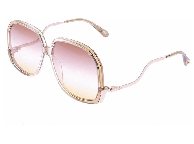 Chloé Solaires beiges "Wavy"
