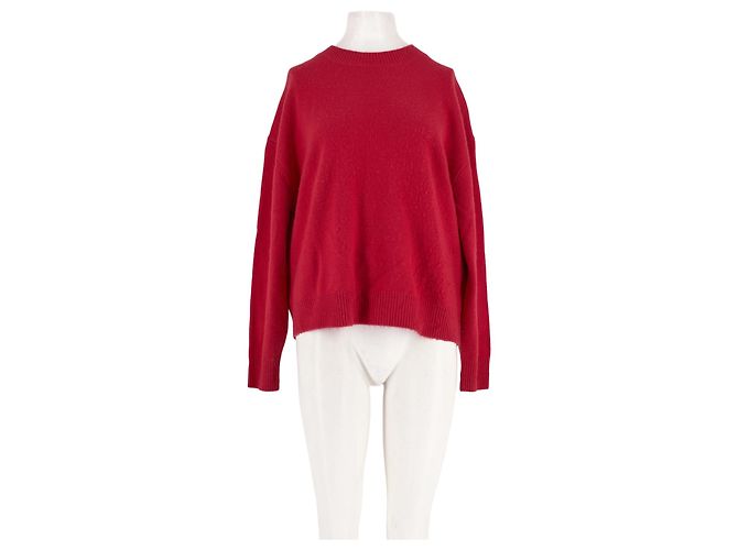Anine Bing Pull en cachemire rouge