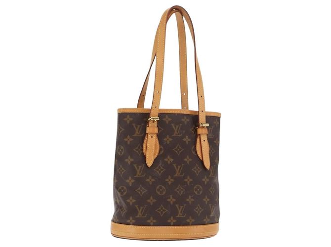 LOUIS VUITTON Bolsa de Ombro Monogram Bucket PM M42238 LV