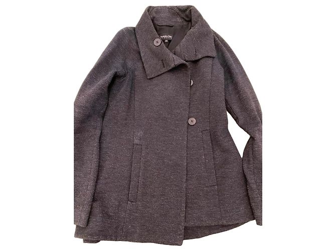 Patrizia Pepe Grey Short Coat