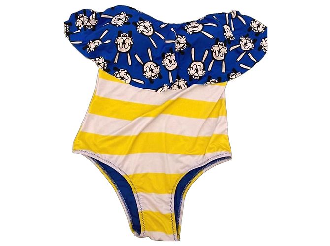 Autre Marque Bañador Elle Bi de rayas con Mickey Mouse