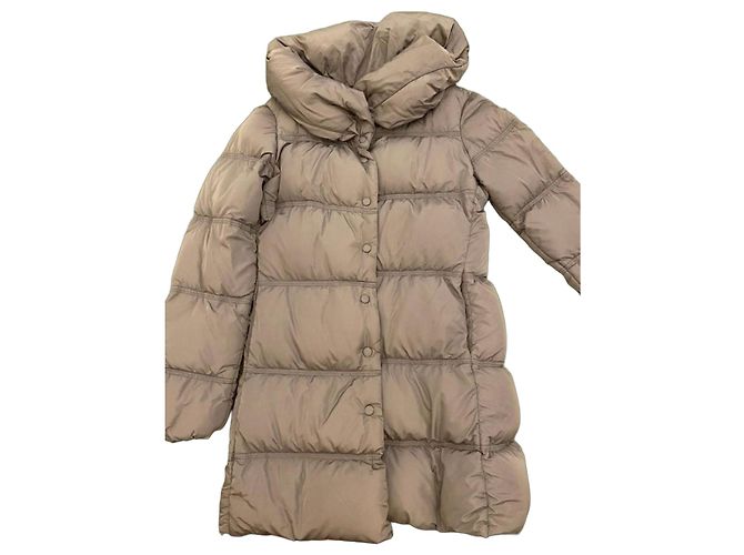 Autre Marque Dixie Plumífero Largo Gris con Capucha