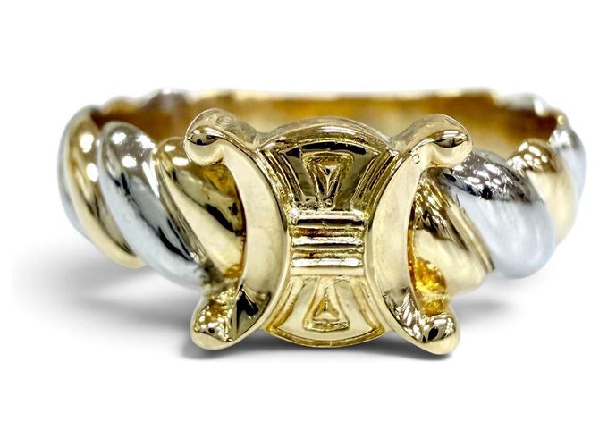Céline Bague Celine Vintage 750 PT900 Macadam