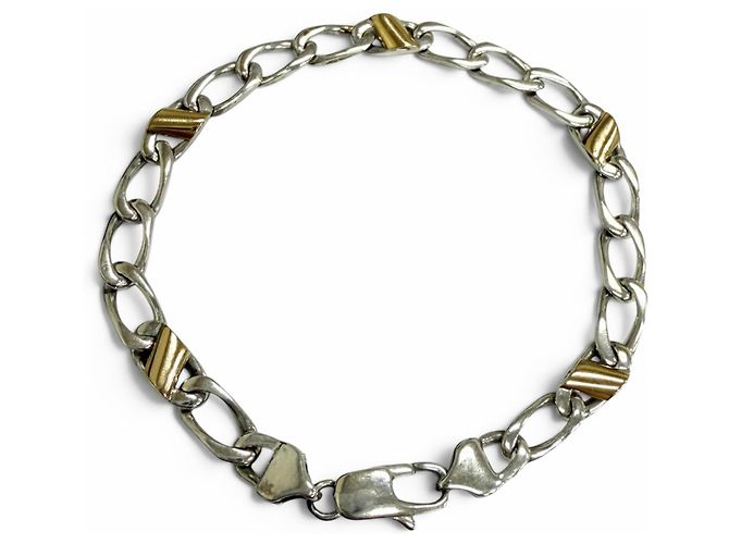 Autre Marque Bracciale a catena Figaro Vintage Tiffany