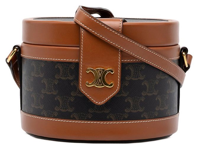 Céline Bolsa de Ombro Celine Triomphe Tambour Medium