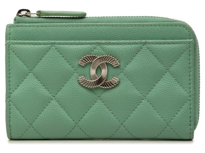 Chanel Coco Mark Matelassé Portamonete con cerniera a L