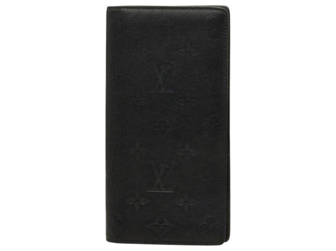 Louis Vuitton Monogram Shadow Portefeuille Brazza Long Wallet