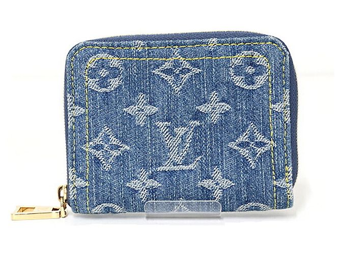 Monedero Zippy de denim Monogram Louis Vuitton