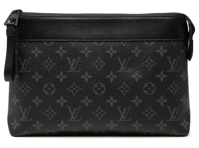 Louis Vuitton Black Monogram Eclipse Pochette Voyage Souple