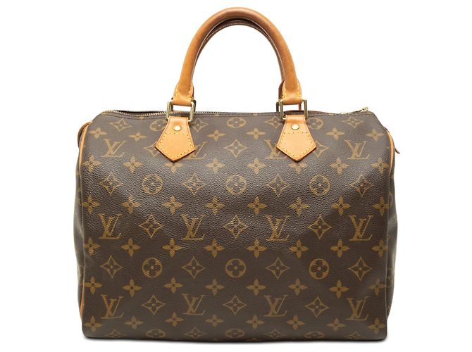 Louis Vuitton Brown Monogram Speedy 30