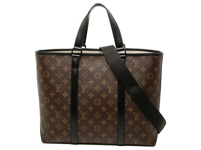 Louis Vuitton Brown Monogram Macassar Weekend Tote PM