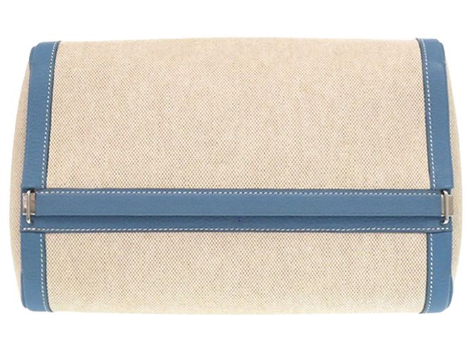 Clutch Hermès de Toile Beige