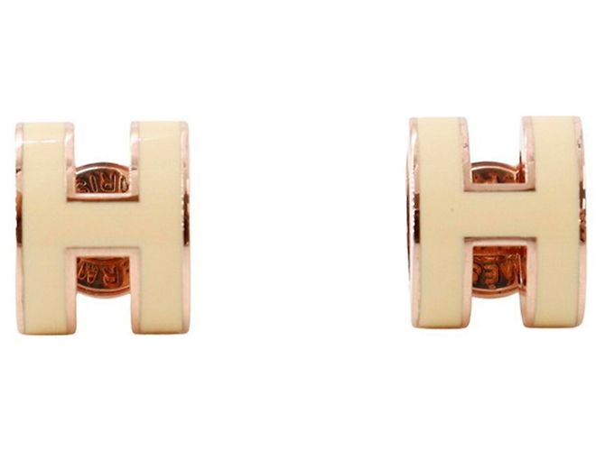 Hermès Pendientes de botón Hermes Pop H