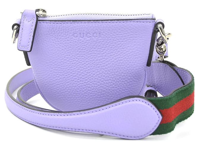 Bolsa de Ombro Micro em Couro Gucci