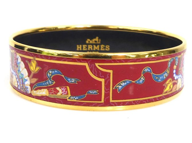 Hermès Bracelet Jonc en Émail Multicolor Hermes