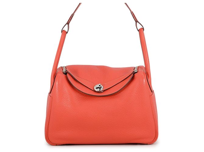 Hermès Bolsa Hermes Lindy 30 em Rose Jaipur