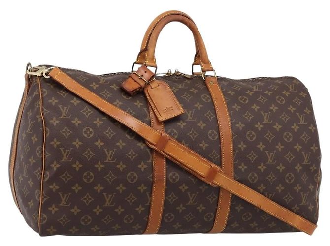 Louis Vuitton Keepall Bandouliere Macassar Monogram Canvas 55