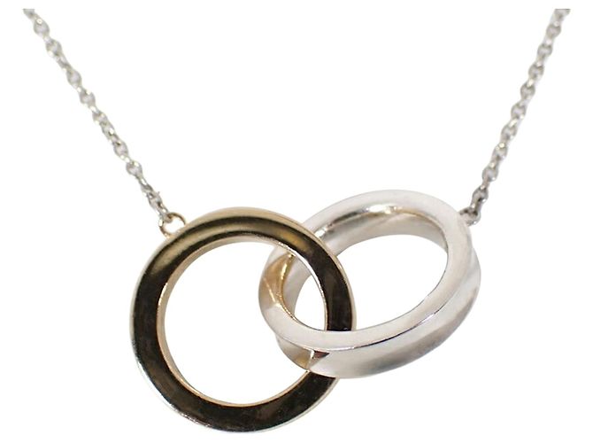 Autre Marque Tiffany & Co. 1837 Interlocking Circle Halskette