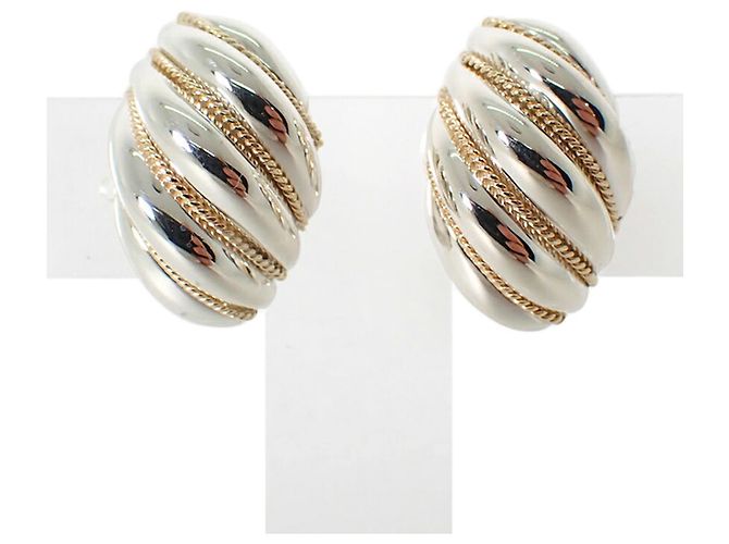 Autre Marque Pendientes de clip Rope en plata esterlina Tiffany & Co.