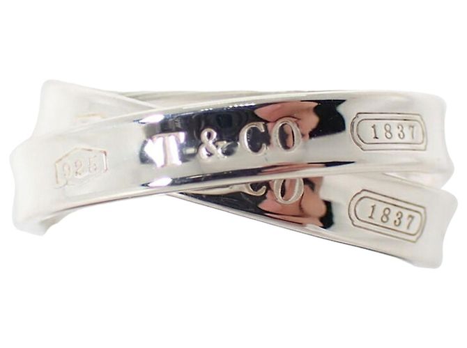 Autre Marque Tiffany & Co. 925 1837 Interlocking Circle Band Ring