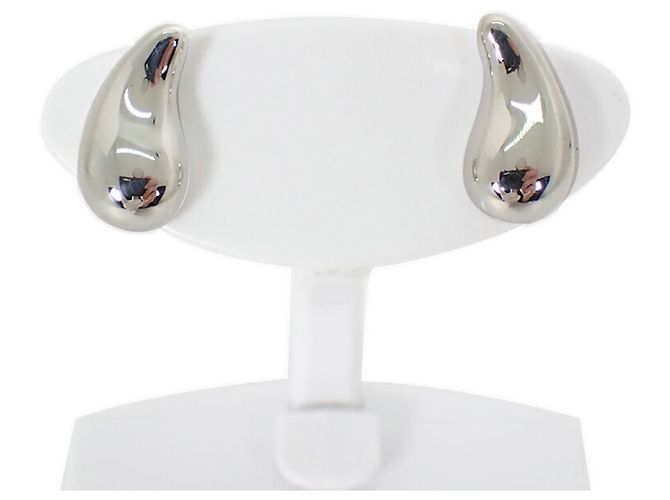 Autre Marque Tiffany & Co. 925 Teardrop Stecker-Ohrringe
