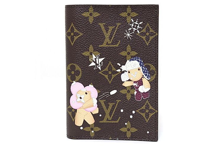 Custodia passaporto Louis Vuitton Monogram Azur