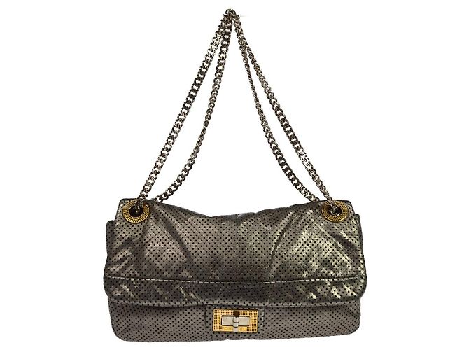 Chanel Drill Flap Perforated Leather Medium