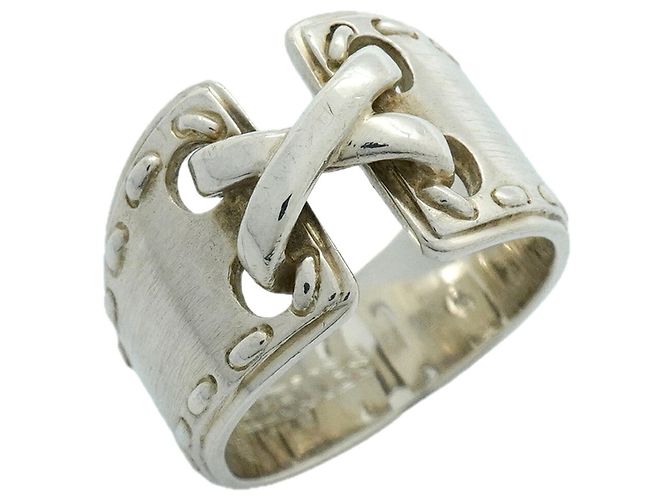 Hermès Hermes Silver 925 Band Ring