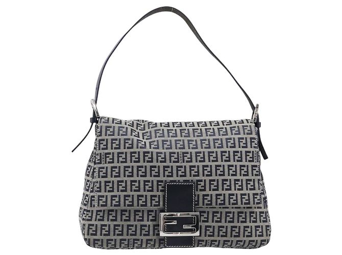 Fendi Zucchino Canvas Mamma Baguette Canvas Medium