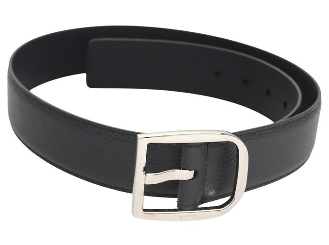 Cinto de couro com fivela Gucci