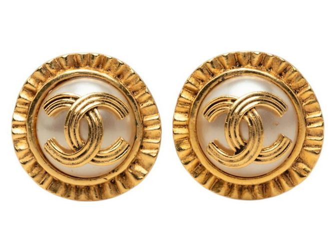 Timeless Orecchini a clip vintage Chanel Coco Mark