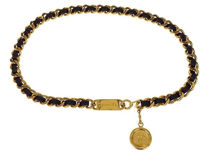 Cintura a catena Chanel Vintage Multi CC Metallo