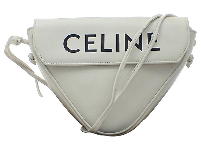 Céline Celine Triangle Leather Small